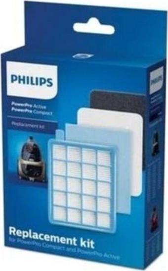 Philips Phılıps Fc 8475/01 Powerpro Compact Orijinal Hepa Filtre Seti Fc8475