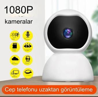 Blue İnter Cmr-26 Hd Akıllı Ip Kamera 360° Derece Dönebilen Mobil Uzaktan Izleme Ip Kamera