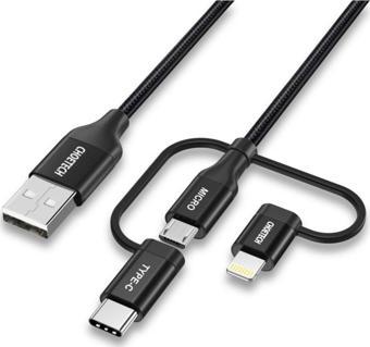 Choetech 3İn1 Mfı Şarj Kablosu Ip0030
