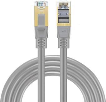 Inca Icat8-01G Cat8 S/Ftp 40Gbps 2000Mhz High Speed %100 Copper Network Kablo 1 Metre-Gri