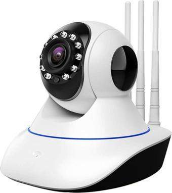 Qasul Kablosuz 1080P Hd Ev Güvenlik Bebek Gözetleme Kamerası Uzaktan Erişim İki Yönlü Ses Hareket Algılama