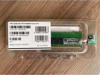 Hpe 32Gb (1X32Gb) Dual Rank X8 Ddr5-4800 Cas-40-39-39 Ec8 Registered Smart Memory Kit