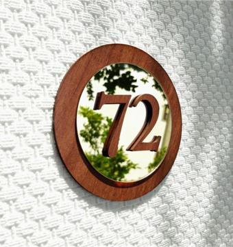 Dekokonsept Luxury Wooden Serisi Kapı Numarası