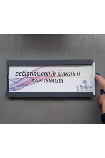 Yönline Değiştirilebilir Sürgülü Kapı Isimliği