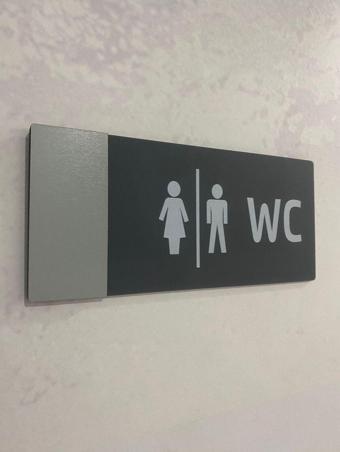Dekokonsept Mat Klasik Seri Wc Yönlendirme Tabelası