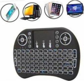 Blue İnter Mini Keyboard Backlit Bluetooth Çok Fonksiyonlu Klavye