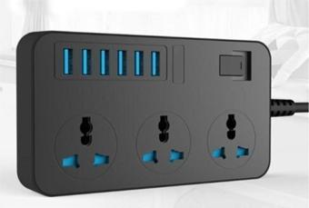 Blue İnter Tb-T09 Akım Korumalı 6 Port Usb Girişli 3'Lü Priz