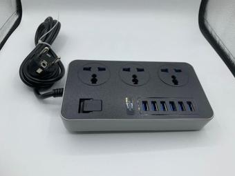 Blue İnter Tb-T09 Akım Korumalı 6 Port Usb Girişli 3'Lü Priz