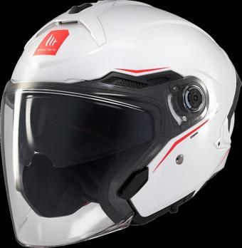 KASK MT COSMO SV ÇENESİZ GÖZLÜKLÜ BEYAZ