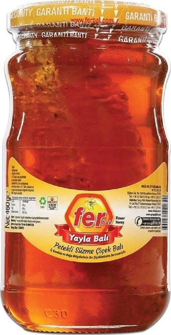 Ferbal Fer Petekli Süzme Çiçek Balı 460 Gr
