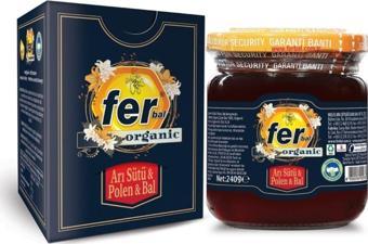 Ferbal Organik Propolisli Arı Sütü Polen Bal Karışımı 240 Gr