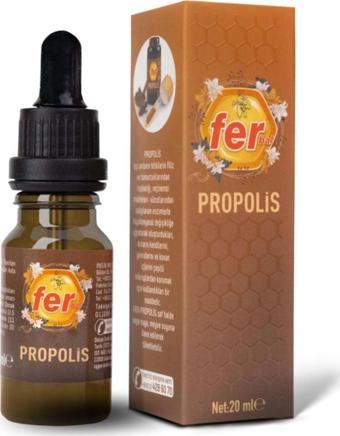 Ferbal Saf Propolis (Distile Su Bazlı) 20Ml