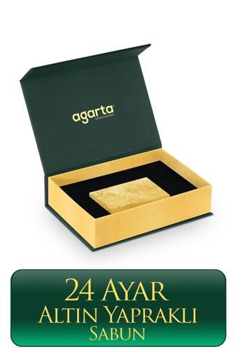Agarta Doğal 24 Ayar Altın Yapraklı Sabun 100 Gr