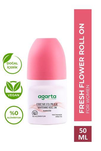Agarta Ter Kokusu Önleyici 24 Saat Etkili Kadın Fresh Flower Roll-On 50 Ml