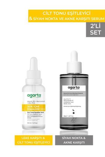 Agarta 2'Li Set Cilt Tonu Eşitleyici Serum 30 Ml & Siyah Nokta Ve  Karşıtı Serum 50 Ml