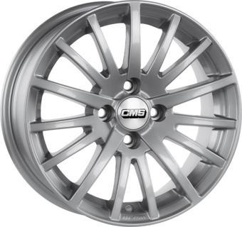 CMS-465-26 6.5x15" -4x108 ET25 65.1 Racing Silver Jant (4 Adet)