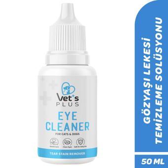 Vet's Plus Kedi ve Köpekler için Gözyaşı Lekesi Temizleme Solüsyonu 50ml
