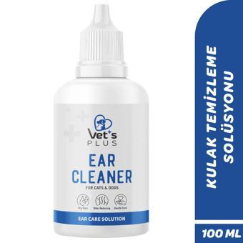 Vet's Plus Kedi ve Köpekler için Kulak Temizleme Solüsyonu 100ml