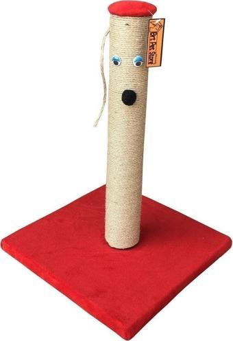 Brt Pet Kedi Tırmalama Tahtası - 42 Cm - Kırmızı