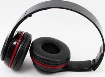 Siyah Kulak Üstü Portatif Katlanır Stereo Kulaklık