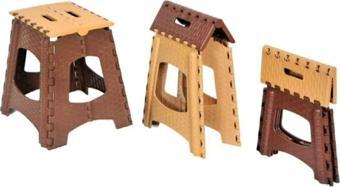 Küçük Boy Katlanabilir Plastik Tabure - Katlanır Tabure 23x27x27 cm