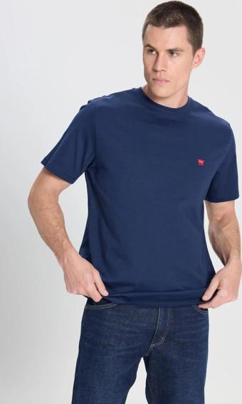 Wrangler Relaxed Fit Small Logo Tişört  MW7NM203877W72