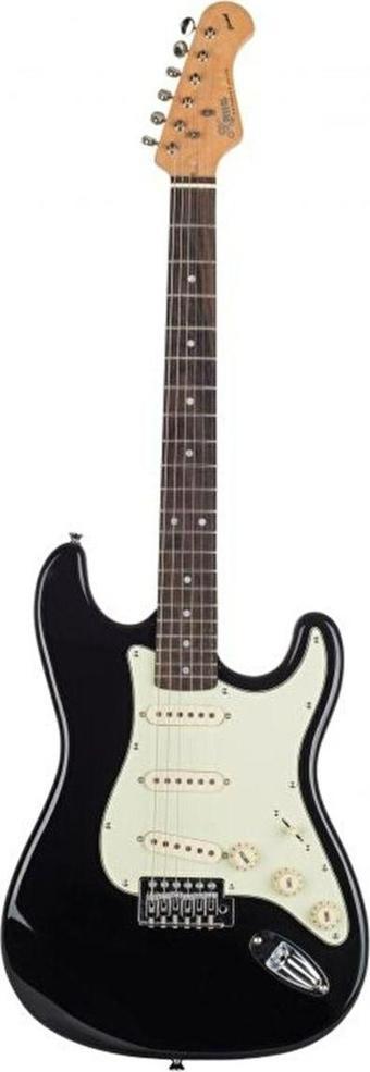 Kozmos Kst-62Sss-Grwn-Bk Elektro Gitar