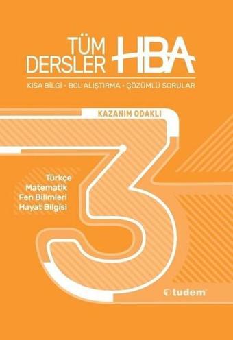 3.Sınıf Tüm Dersler HBA - Kolektif  - Tudem Yayınları - Ders Kitapları