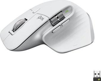 Logitech MX Master 3S Performans 8.000 DPI Optik Sensörlü Sessiz Kablosuz Mouse - Beyaz