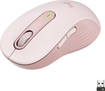 Logitech Signature M650 Büyük Boy Sağ El Için Sessiz Kablosuz Mouse - Pembe