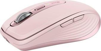 Logitech MX Anywhere 3S Kompakt 8000 DPI Optik Sensörlü Sessiz Bluetooth Kablosuz Mouse - Pembe