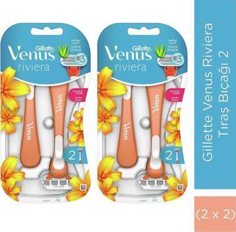 Venus Riviera Kullan At Kadın Tıraş Bıçağı 2 Adet x 2