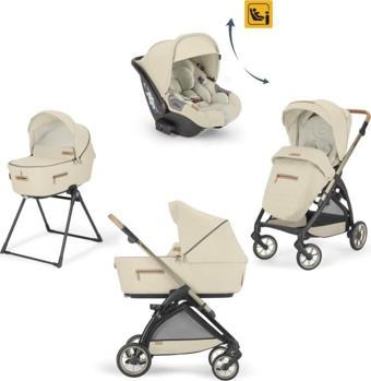 Inglesina Electa Element Organik Özel Seri Bebek Arabası ve Darwin Recline Ana Kucaklı, Portbebeli, Stantlı 4'lü Sistem