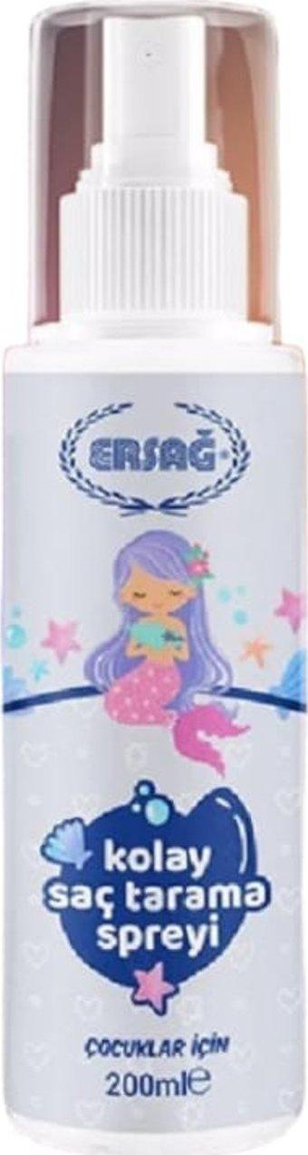 Ersağ Çocuklar İçin Kolay Saç Tarama Spreyi 200 ML