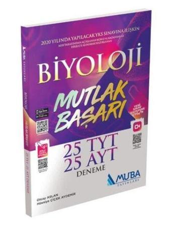 2022 TYT - AYT Mutlak Başarı Biyoloji 25 Deneme - Muba Yayınları