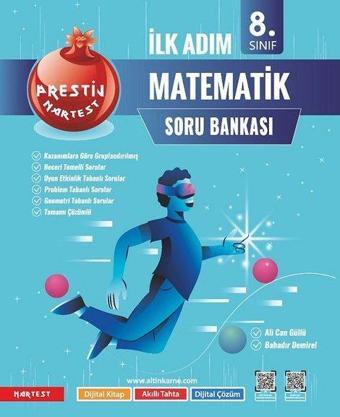 8. Sınıf Prestij İlk Adım Matematik Soru Bankası - Kolektif  - Nartest Yayınevi