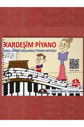 Yurtrenkleri Yayınevi Kardeşim Piyano Okul Öncesi Başlangıç Piyano Metodu - Yurtrenkleri Yayınevi
