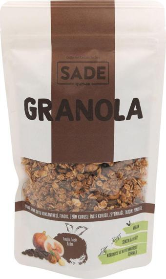 Sade Gurme Gurme Incir Üzüm Fındık Granola 200 Gr