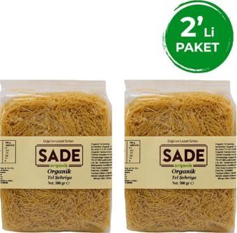 Sade Organik Sade Organik Tel Şehriye 500 Gr 2'Li Paket