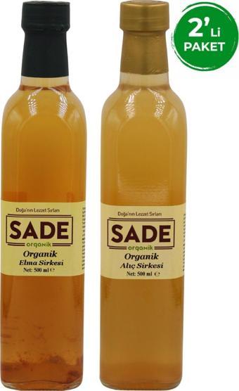 Sade Organik Organik Alıç Ve Elma Sirkesi 500 Ml