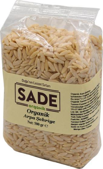 Sade Organik Sade Organik Arpa Şehriye 500 Gr