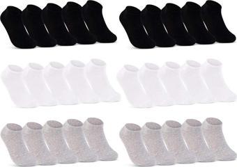 Sockshion Pamuklu Patik Bilek Boy Çorap 30 Çift