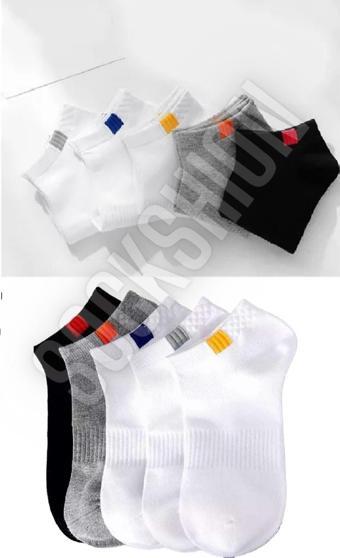 Sockshion Unisex 5'Li Spor Patik Çorap - Şıklığı Yakalayın