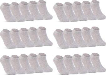 Sockshion Pamuklu Patik Bilek Boy Çorap 30 Çift Paket