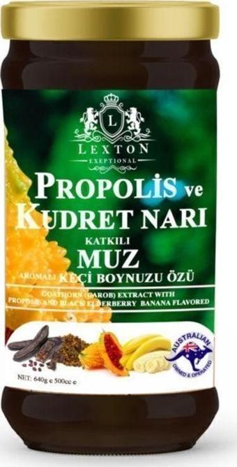 Lexton Propolis & Kudret Narı Katkılı Muz Aromalı Harnup Özü 640Gr
