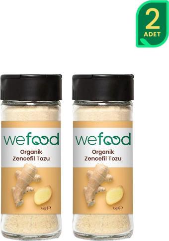 Wefood Organik Zencefil Tozu 45 Gr 2'Li
