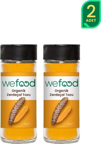 Wefood Organik Zerdeçal Tozu 55 Gr 2'Li