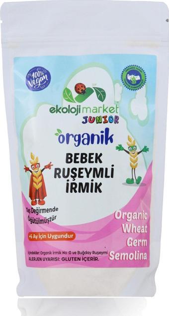 Ekoloji Market Em Junior Organik Bebek Ruşeymli İrmik 250Gr