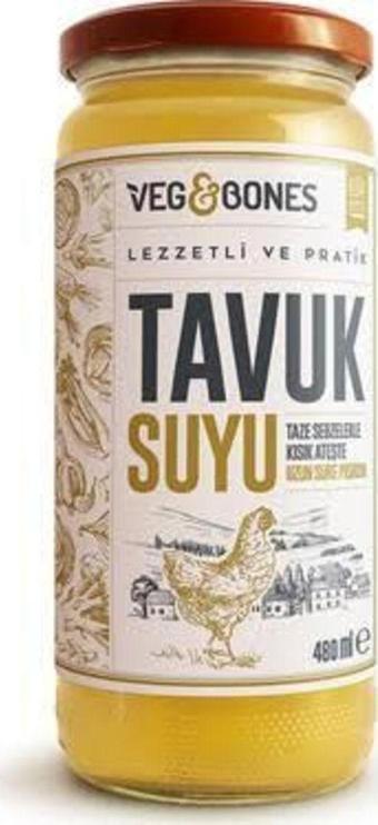 Veg&Bones Tavuk Suyu 480Ml. 6 Adet