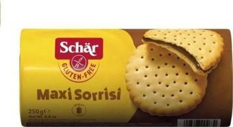 Schar Maxi Sorrisi 250G – Glutensiz Kakao Kremalı Bisküvi